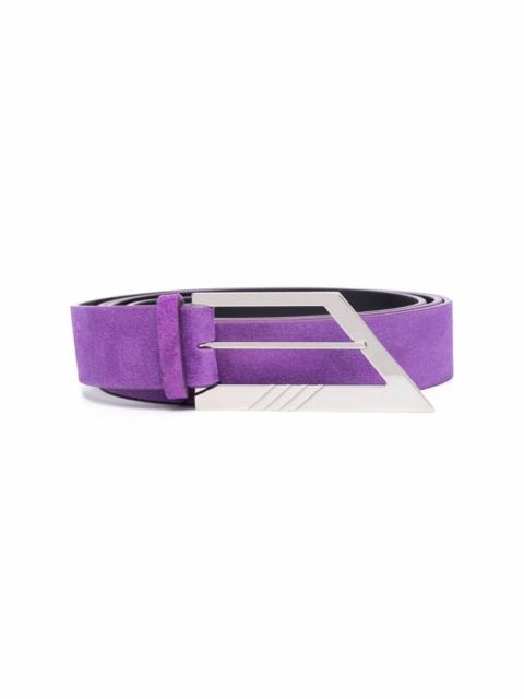 THE ATTICO pointed leather belt