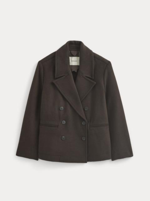 EVERLANE REWOOL SHORT PEACOAT