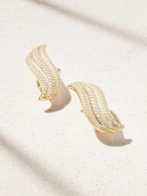 ANITA KO Celeste 18-karat Gold Diamond Earrings