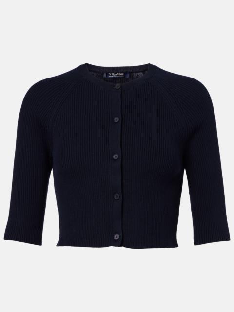 'S Max Mara Kassel ribbed-knit crop top