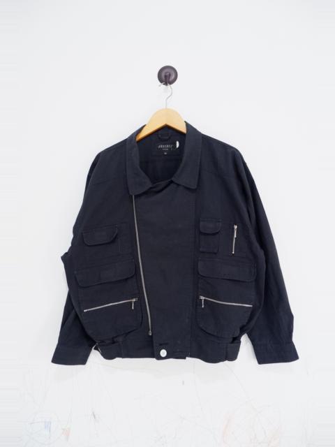 Other Designers Japanese Brand - Vintage Grosbec Homme Asymetric Multipocket Bomber Jacket