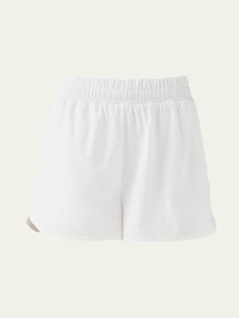 BEYOND YOGA Stretch Woven In Stride Lined Shorts