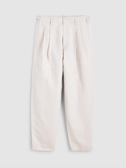Madewell Double-Pleated Trousers in Meridian Linen Blend