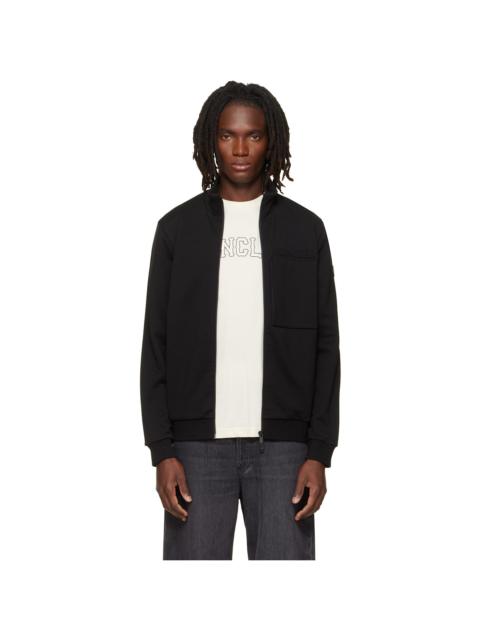 Moncler Black Zip Up Sweatshirt