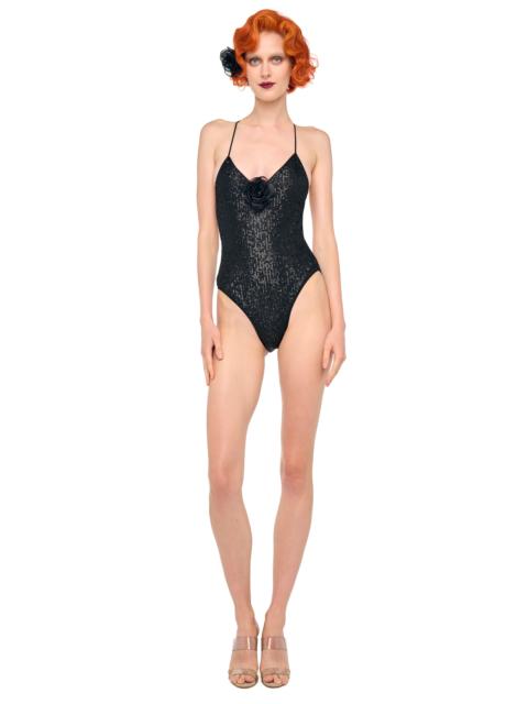 NORMA KAMALI LOW BACK FARA SLIP MIO
