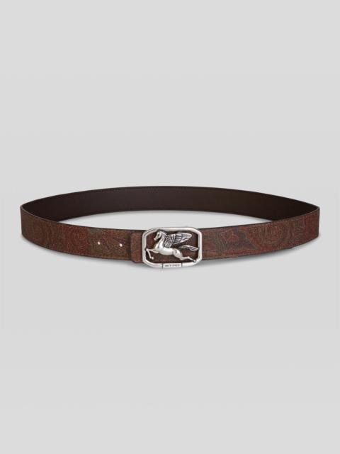 Etro REVERSIBLE BELT WITH PEGASO