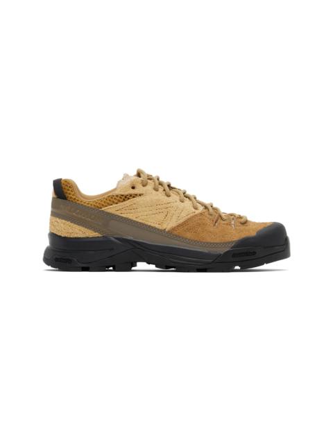 SALOMON Tan X-ALP Suede Sneakers