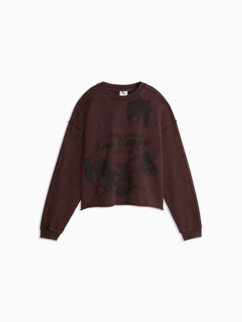 PUMA Las Vegas Women's Relaxed Crew Sweatshirt