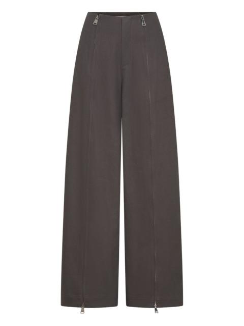 NICHOLAS Amalia zip-detail trousers