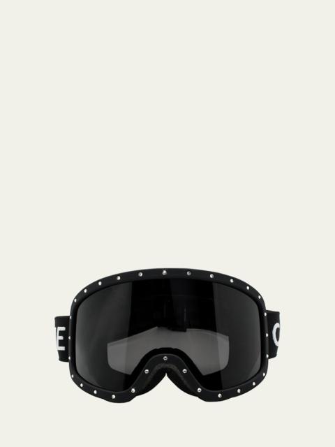 CELINE Men's Rhinestone Acetate Ski Goggles
