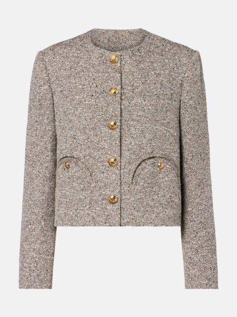 BLAZÉ MILANO Shamo linen-blend tweed jacket