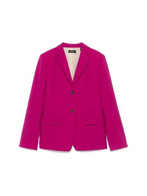 slim-cut blazer
