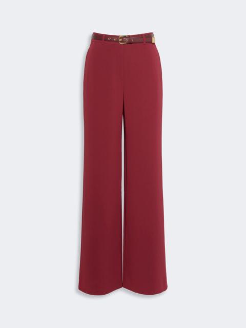 Max Mara AMICO Wide-fit cady trousers - RUBY
