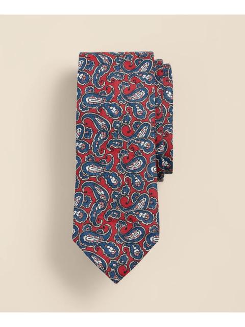 Brooks Brothers Linen Paisley Tie