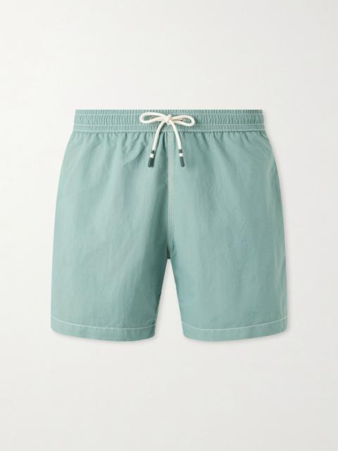 Hartford Slim-Fit Mid-Length Swim Shorts Green