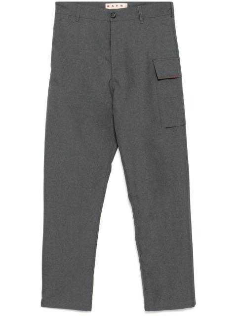 Marni cargo straight-leg trousers