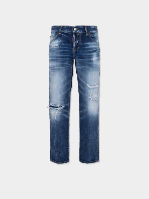 DSQUARED2 MEDIUM RIPPED BAFFO JENNA JEANS