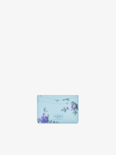 GANNI BOU CARD HOLDER IN BLUE