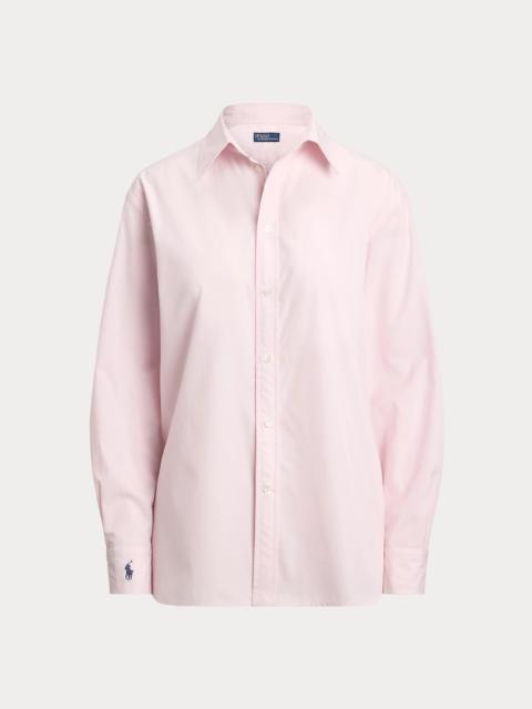 Polo Ralph Lauren End-On-End Oversize Fit Cotton Shirt