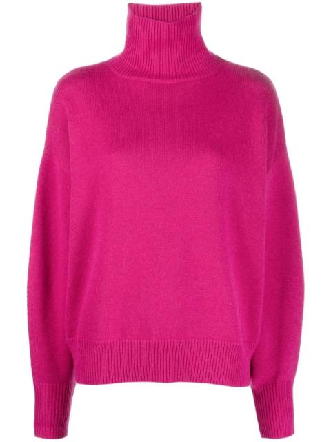 roll-neck cashmere jumper