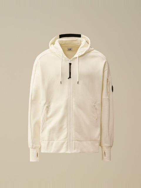 Diagonal Raised Fleece Full Zip Hooded Sweatshirt