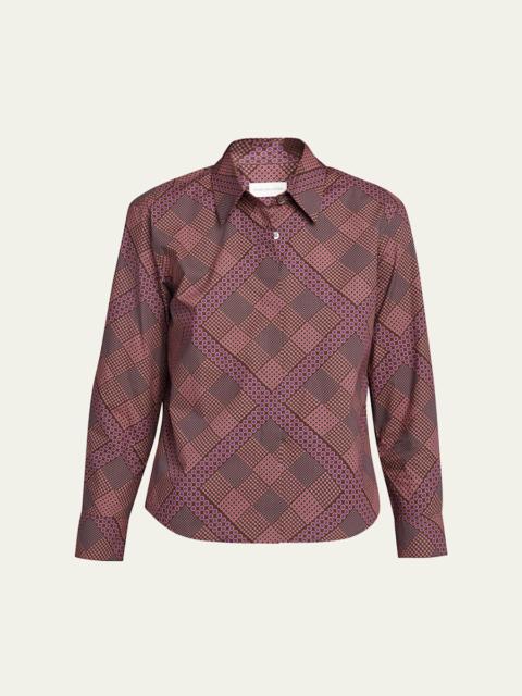 Dries Van Noten Printed Button-Front Shirt