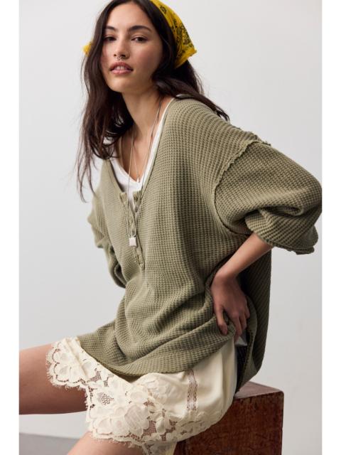 FREE PEOPLE We The Free Montreal Oversized Thermal Henley