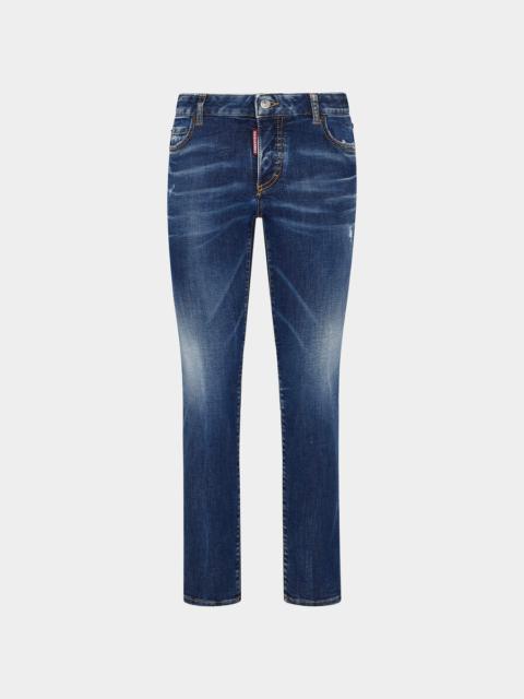 DSQUARED2 DARK EVERYDAY WASH MEDIUM WAIST JENNIFER JEANS