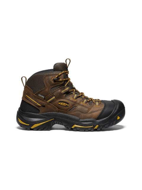 KEEN Men's Braddock Waterproof Mid (Steel Toe)