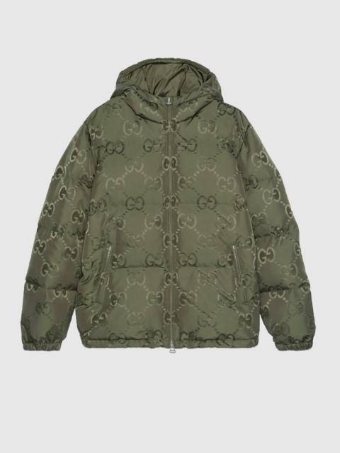 GUCCI Jumbo GG canvas down jacket