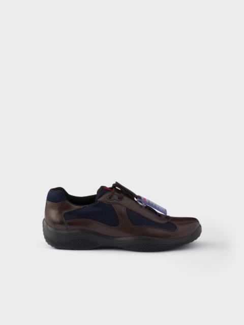 Prada Prada America's Cup Original sneakers in brushed leather and bike fabric