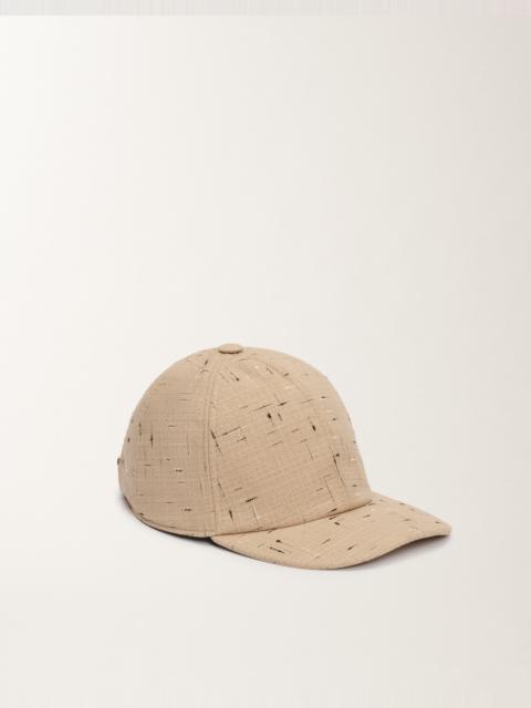 FABIANA FILIPPI Baseball cap in buttoned tailoring