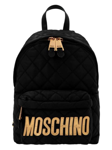 Moschino Medium logo backpack