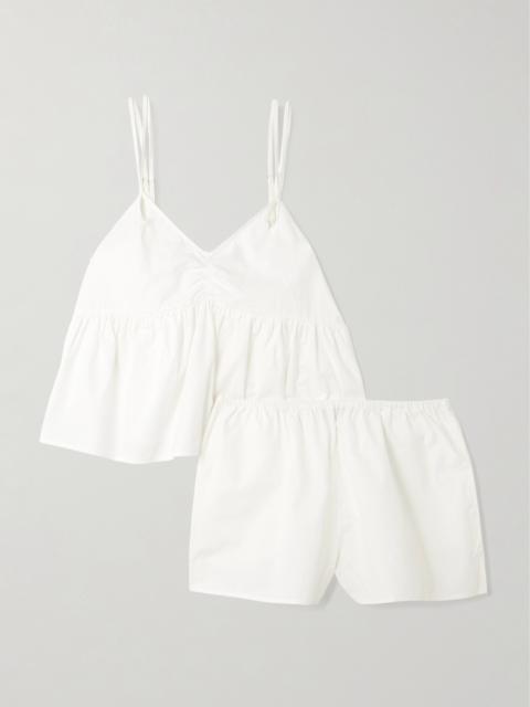 DEIJI STUDIOS Bind Organic Cotton-poplin Pajamas