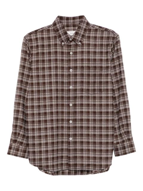 Dunst check button-down shirt