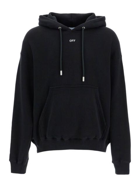 HOODED SWEATSHIRT WITH OFF PRINT