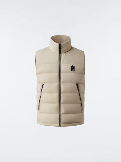 MACKAGE BOBBIE Stretch light down vest with stand collar