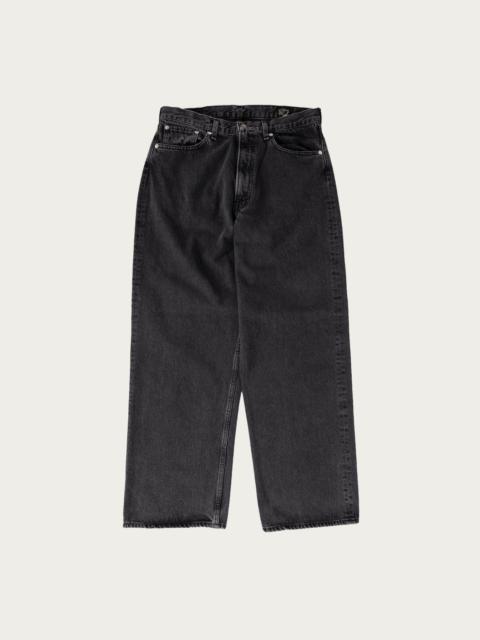 orSlow Super Dad's Denim Pants - Black Denim Stone