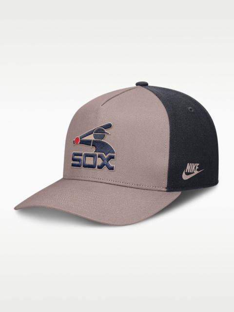 Nike Chicago White Sox Cooperstown Rise Men's Nike MLB A-Frame Adjustable Hat
