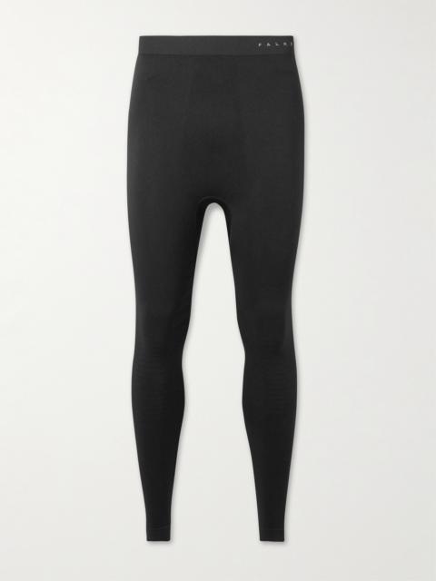 FALKE Recycled Ribbed-Knit Ski Tights