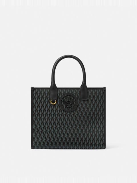 VERSACE V Allover La Medusa Small Tote Bag