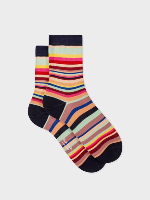 Paul Smith 'Swirl Stripe' Socks | REVERSIBLE