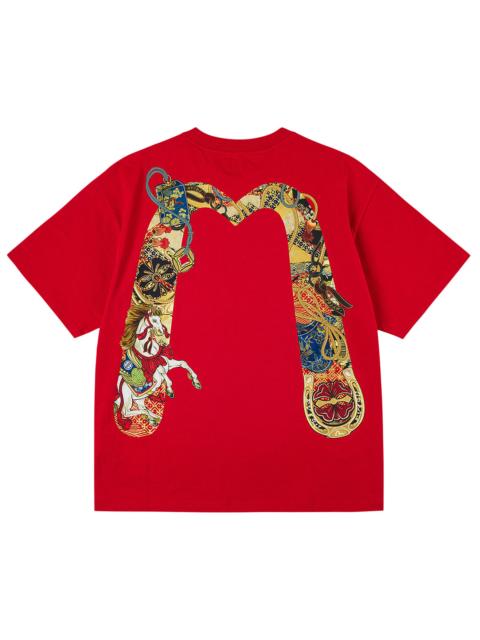 EVISU Year Of Horse Daicock Printed T-shirt - Red