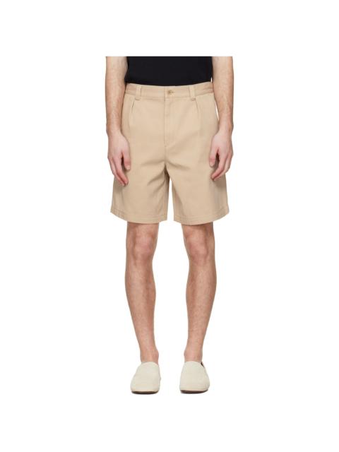 A.P.C. Beige Otis Bermuda Shorts