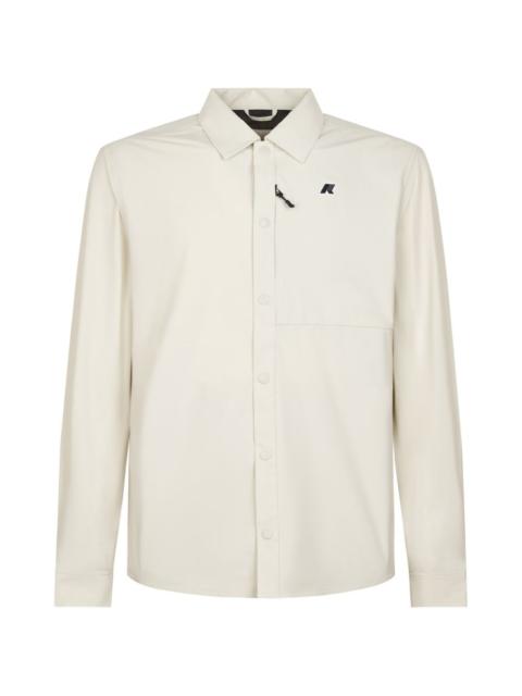K-WAY button-down logo-detail jacket