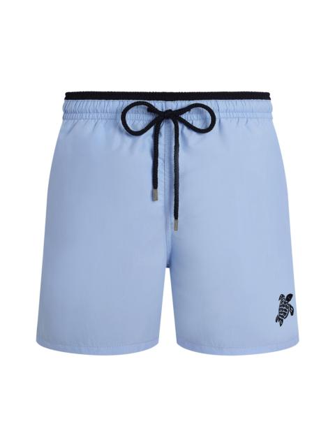 Vilebrequin Men's Unis Swim Shorts - Blue Flora