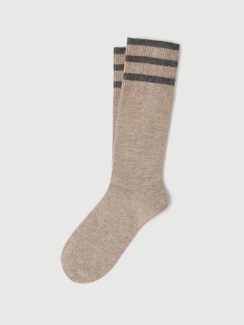 Brunello Cucinelli Sparkling cashmere knit socks