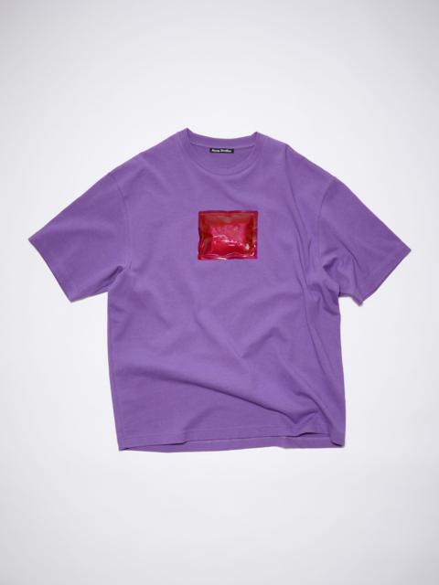 Logo t-shirt - Iris purple