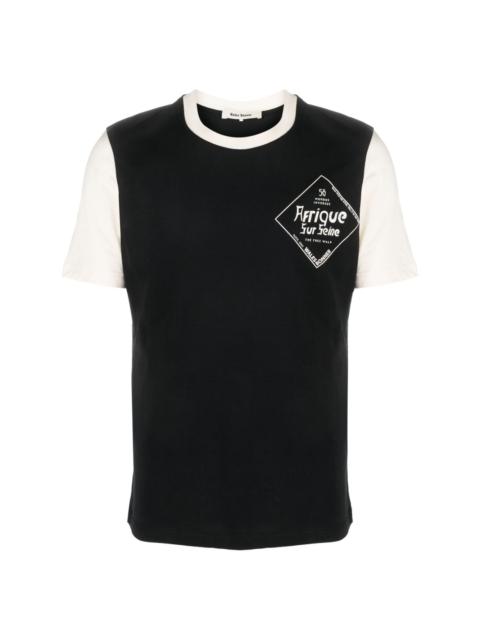 WALES BONNER logo-print short-sleeve T-shirt