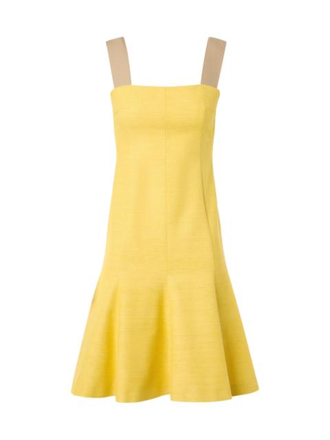 AKRIS Women's Silk-Blend Knee-Length Dress - Lemon Zing
